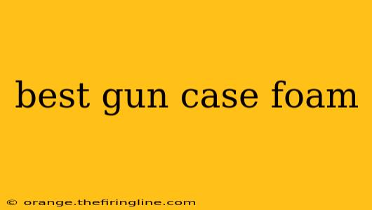 best gun case foam