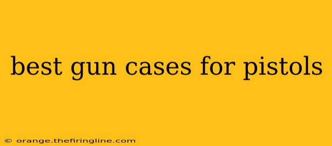 best gun cases for pistols