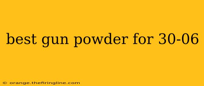 best gun powder for 30-06