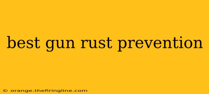 best gun rust prevention