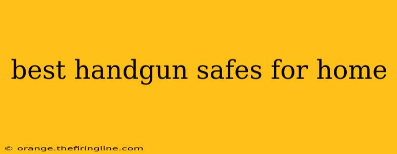 best handgun safes for home