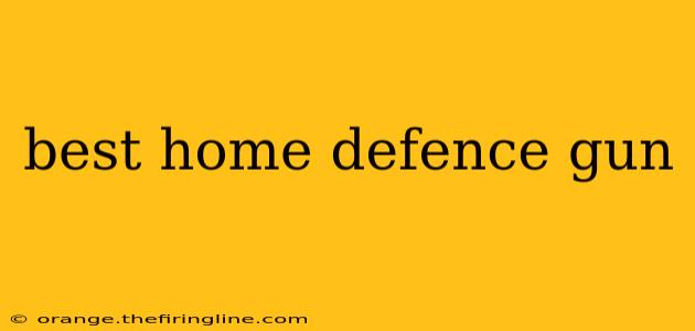 best home defence gun