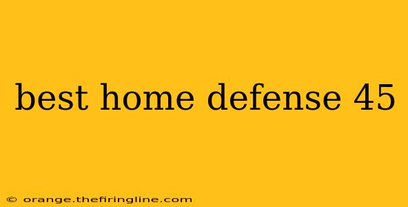 best home defense 45