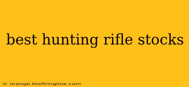 best hunting rifle stocks