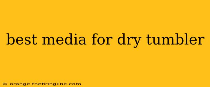 best media for dry tumbler