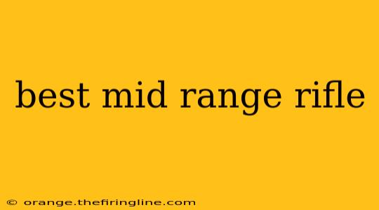 best mid range rifle