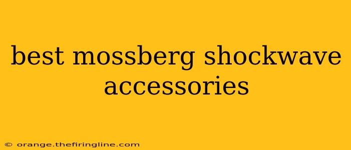 best mossberg shockwave accessories