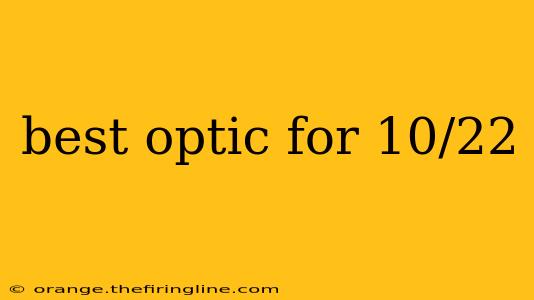 best optic for 10/22