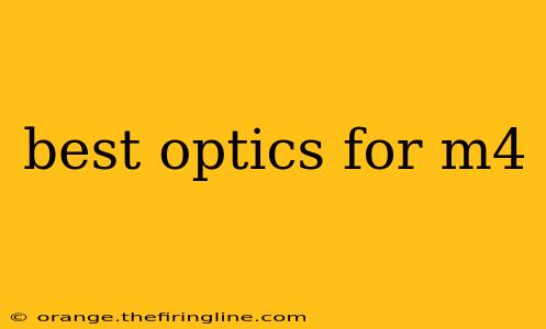 best optics for m4