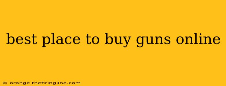 best place to buy guns online