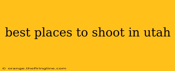 best places to shoot in utah