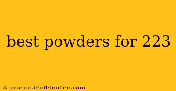 best powders for 223