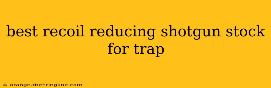 best recoil reducing shotgun stock for trap