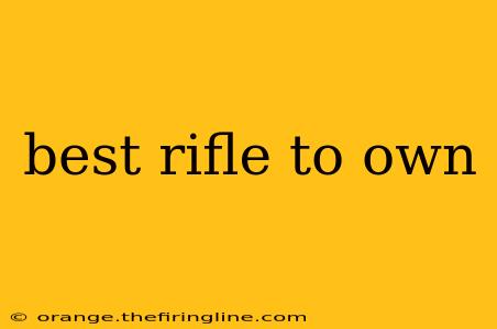 best rifle to own