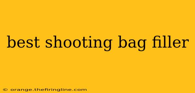 best shooting bag filler