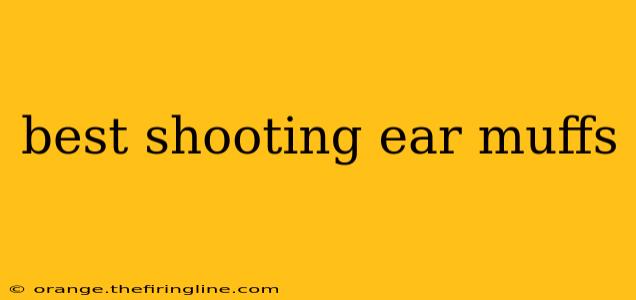 best shooting ear muffs