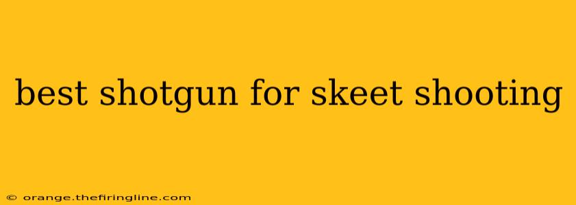 best shotgun for skeet shooting