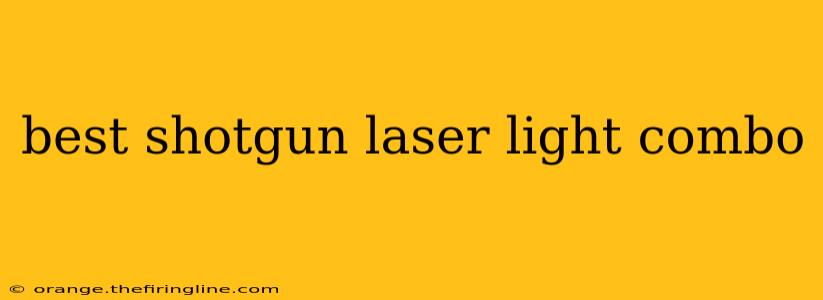 best shotgun laser light combo