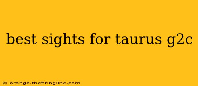 best sights for taurus g2c