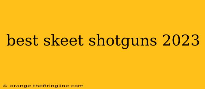 best skeet shotguns 2023