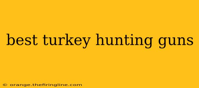 best turkey hunting guns