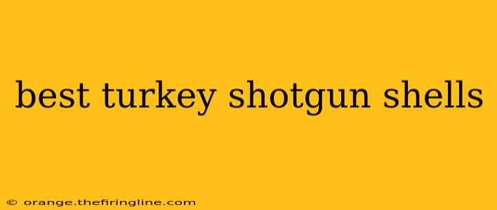 best turkey shotgun shells