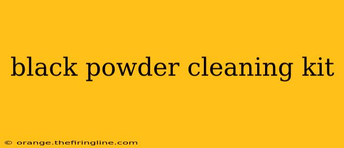 black powder cleaning kit