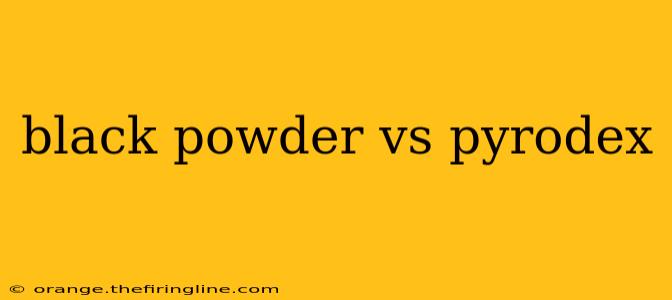 black powder vs pyrodex