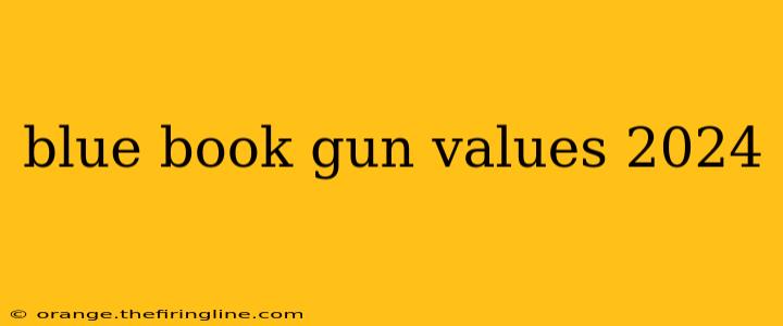 blue book gun values 2024