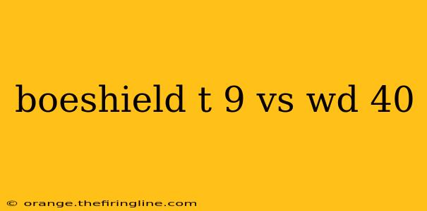 boeshield t 9 vs wd 40