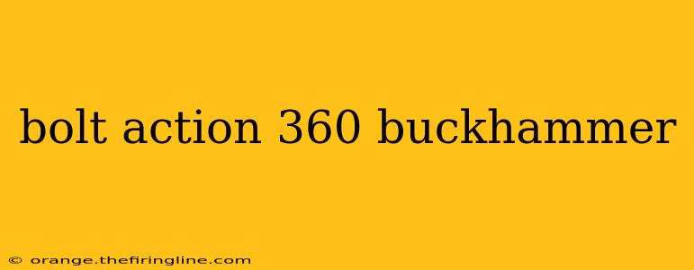 bolt action 360 buckhammer