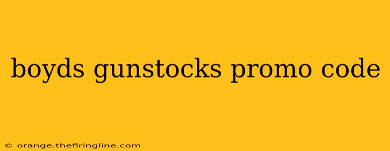 boyds gunstocks promo code