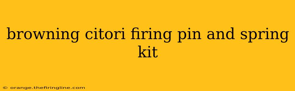 browning citori firing pin and spring kit