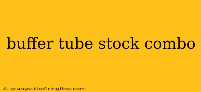 buffer tube stock combo