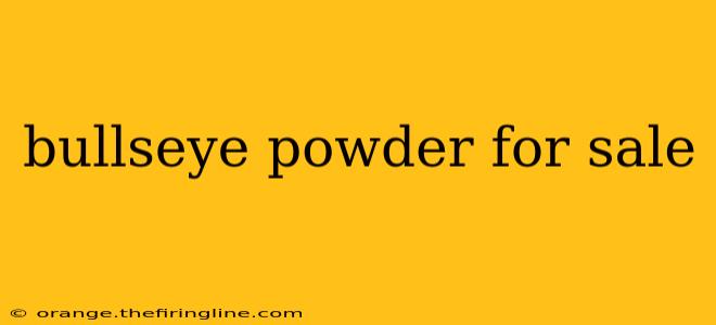 bullseye powder for sale