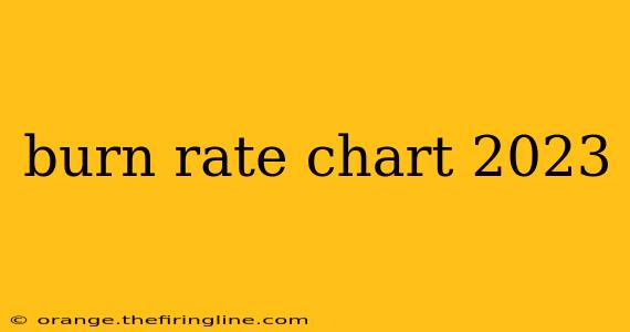 burn rate chart 2023