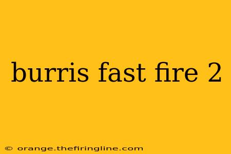 burris fast fire 2