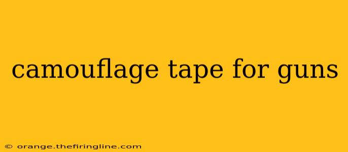 camouflage tape for guns