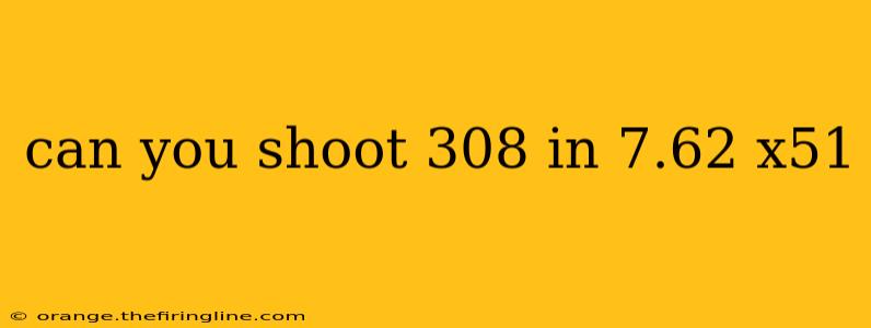 can you shoot 308 in 7.62 x51