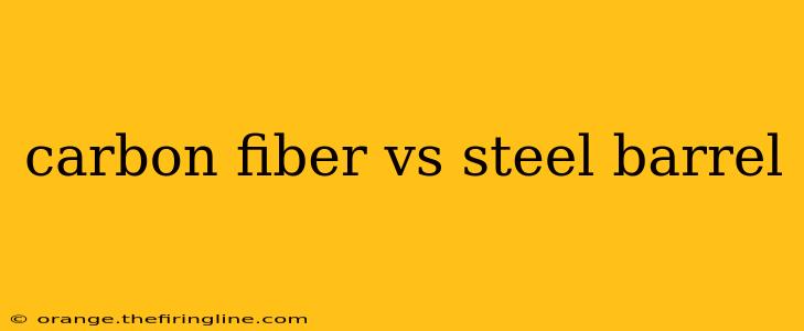 carbon fiber vs steel barrel