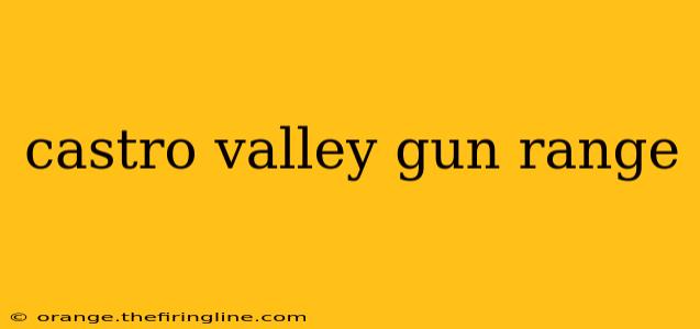 castro valley gun range