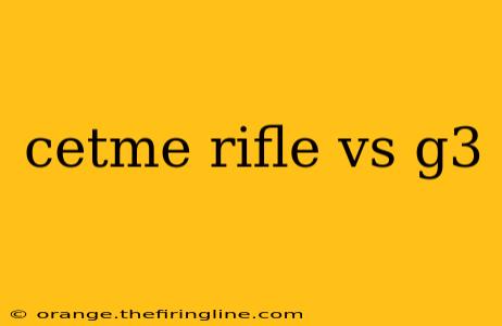 cetme rifle vs g3