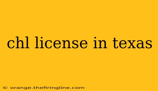 chl license in texas