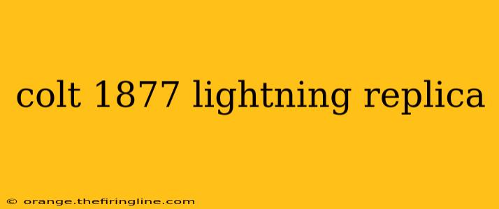 colt 1877 lightning replica