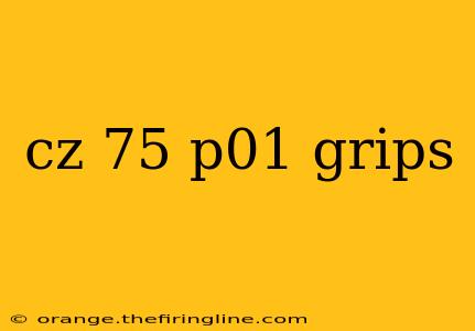 cz 75 p01 grips