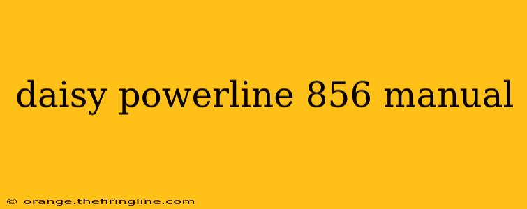 daisy powerline 856 manual