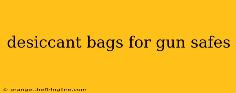 desiccant bags for gun safes