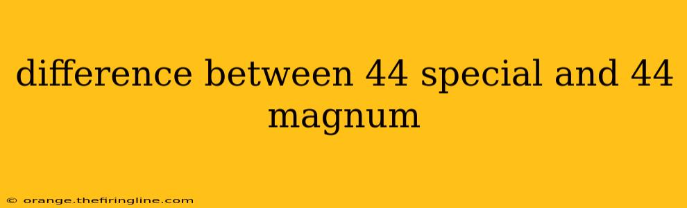 difference between 44 special and 44 magnum