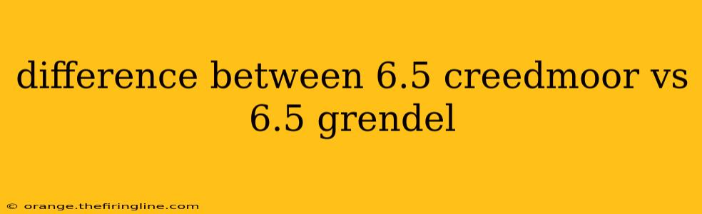 difference between 6.5 creedmoor vs 6.5 grendel