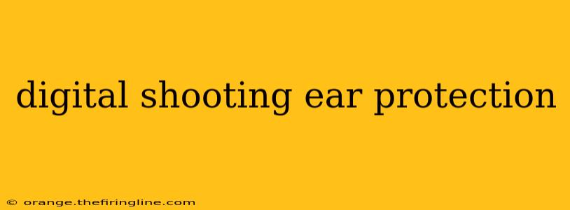 digital shooting ear protection